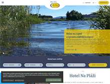 Tablet Screenshot of hotel-plaz.cz